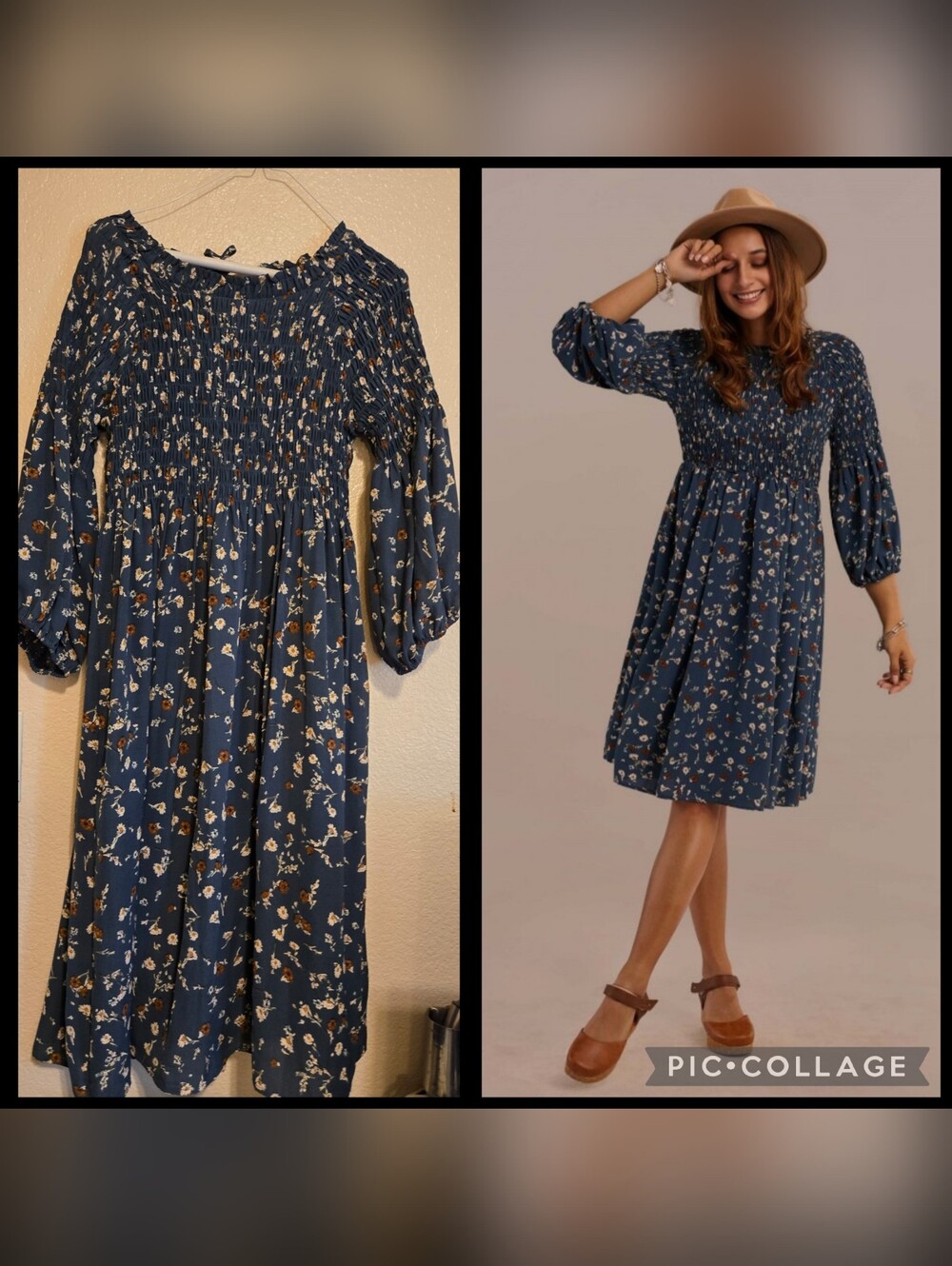 ROOLEE""" Floral Smocked Dress - Picture 2 of 14